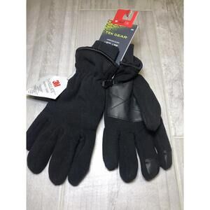 Tek Gear Microfleece Touch Screen Water Resistant Gloves Black S/M